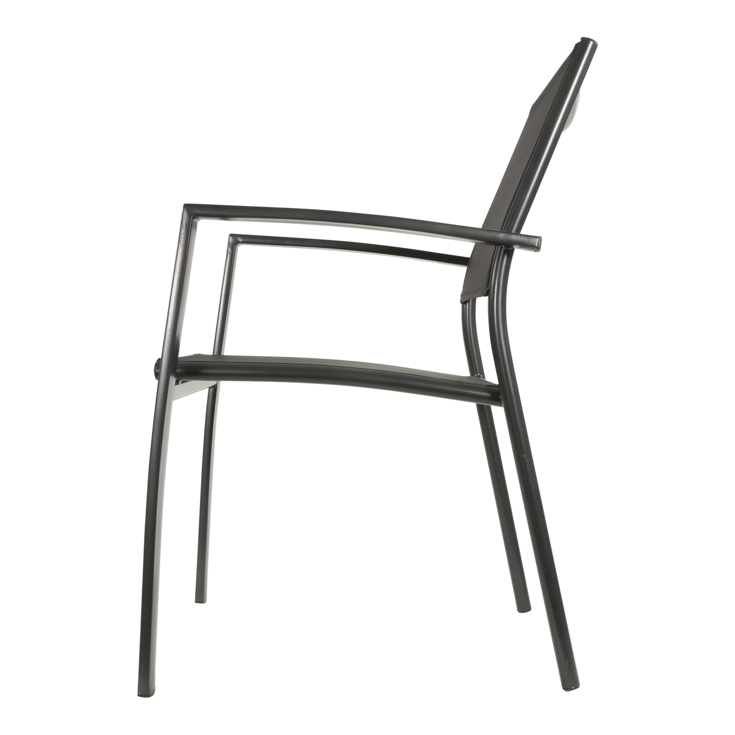 Stapelbare Tuinstoel Prego | Zwart