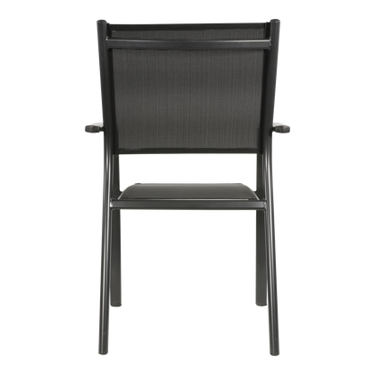 Stapelbare Tuinstoel Prego | Zwart