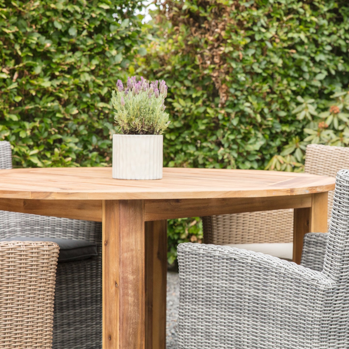 Tuinstoel Tropez | Grijs Wicker