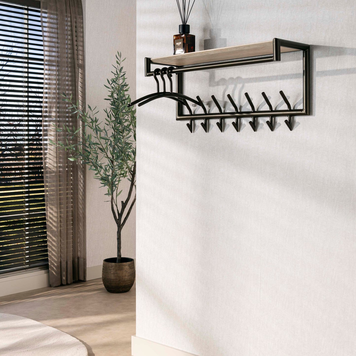 Kapstok Livie | Melamine Travertine