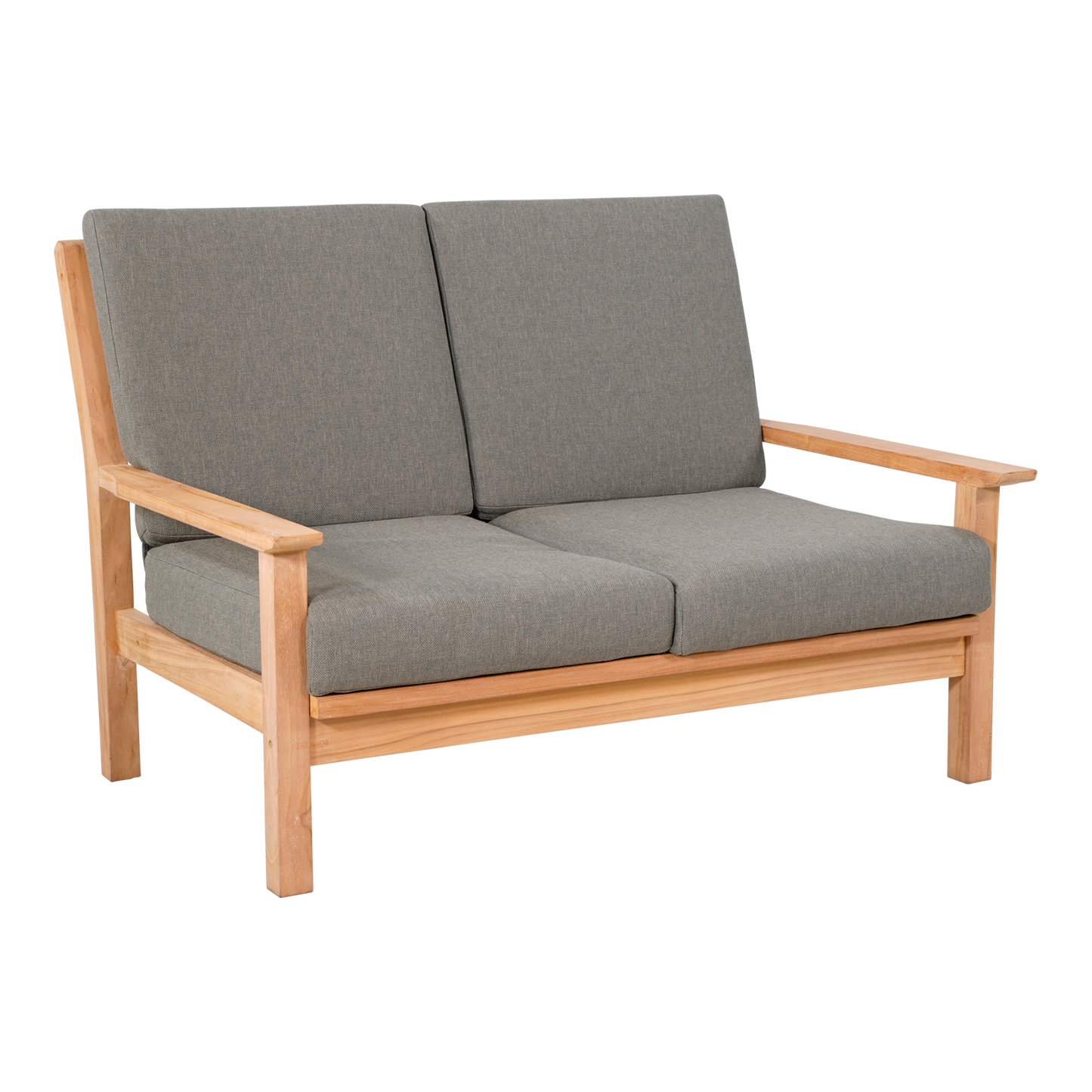 Loungebank Teak | 124 cm | Naturel Teakhout