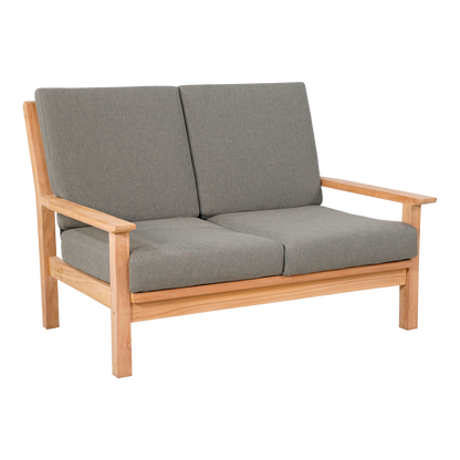 Loungebank Teak | 124 cm | Naturel Teakhout