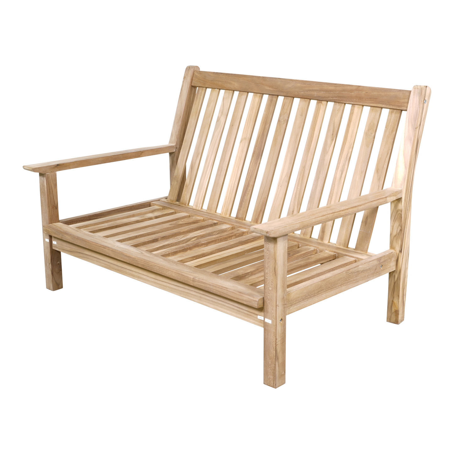 Loungebank Teak | 124 cm | Naturel Teakhout