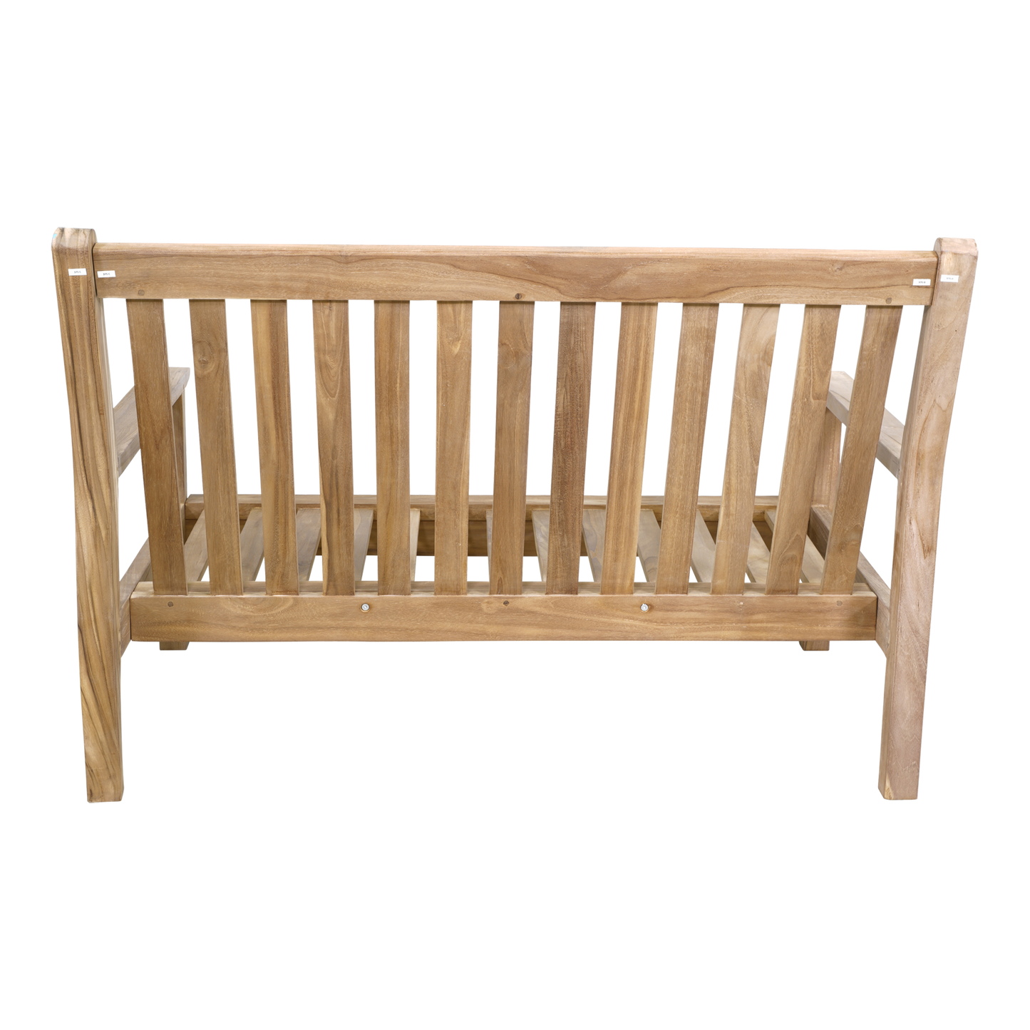 Loungebank Teak | 124 cm | Naturel Teakhout