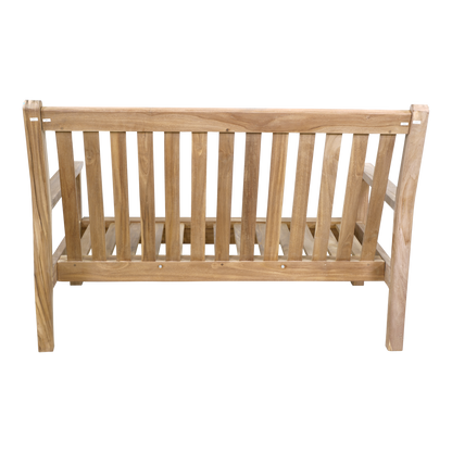 Loungebank Teak | 124 cm | Naturel Teakhout
