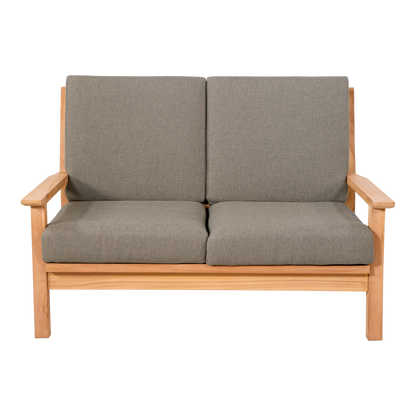 Loungebank Teak | 124 cm | Naturel Teakhout