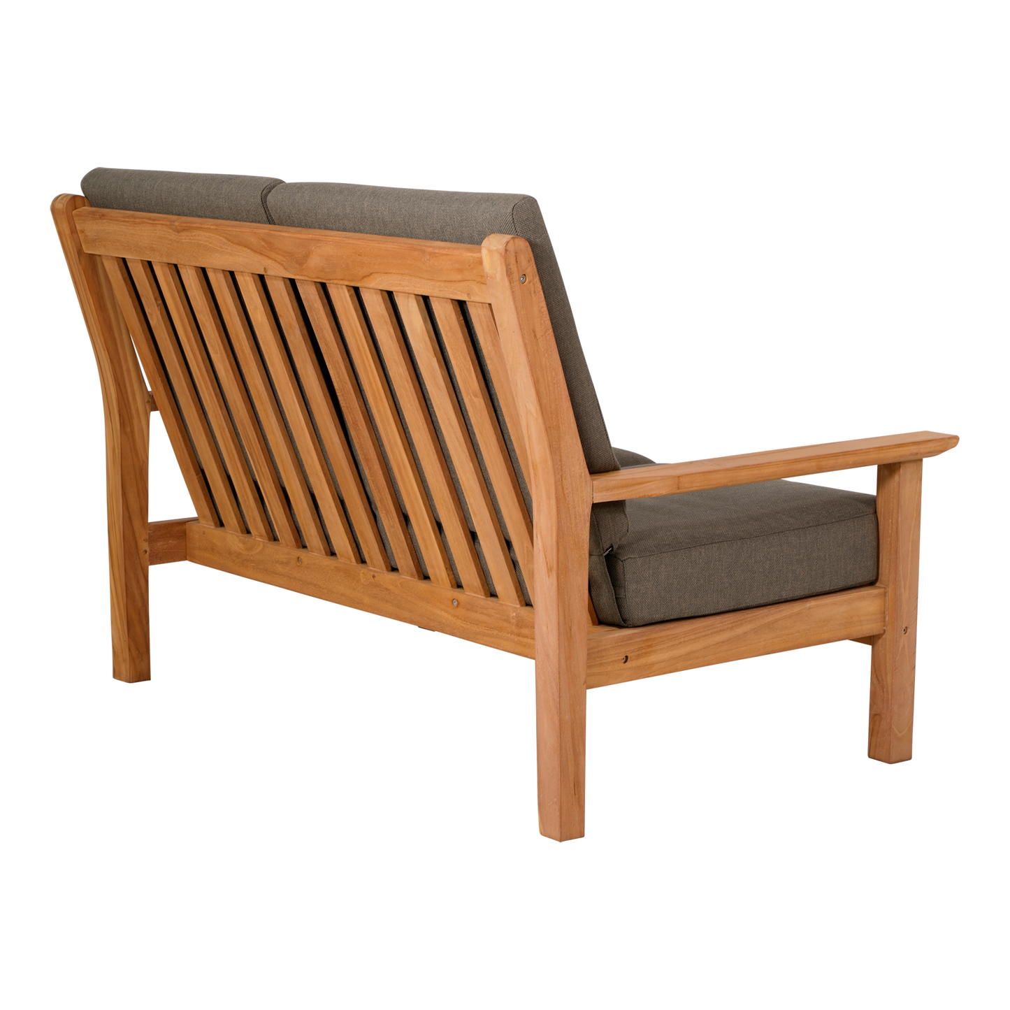 Loungebank Teak | 124 cm | Naturel Teakhout