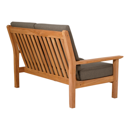 Loungebank Teak | 124 cm | Naturel Teakhout