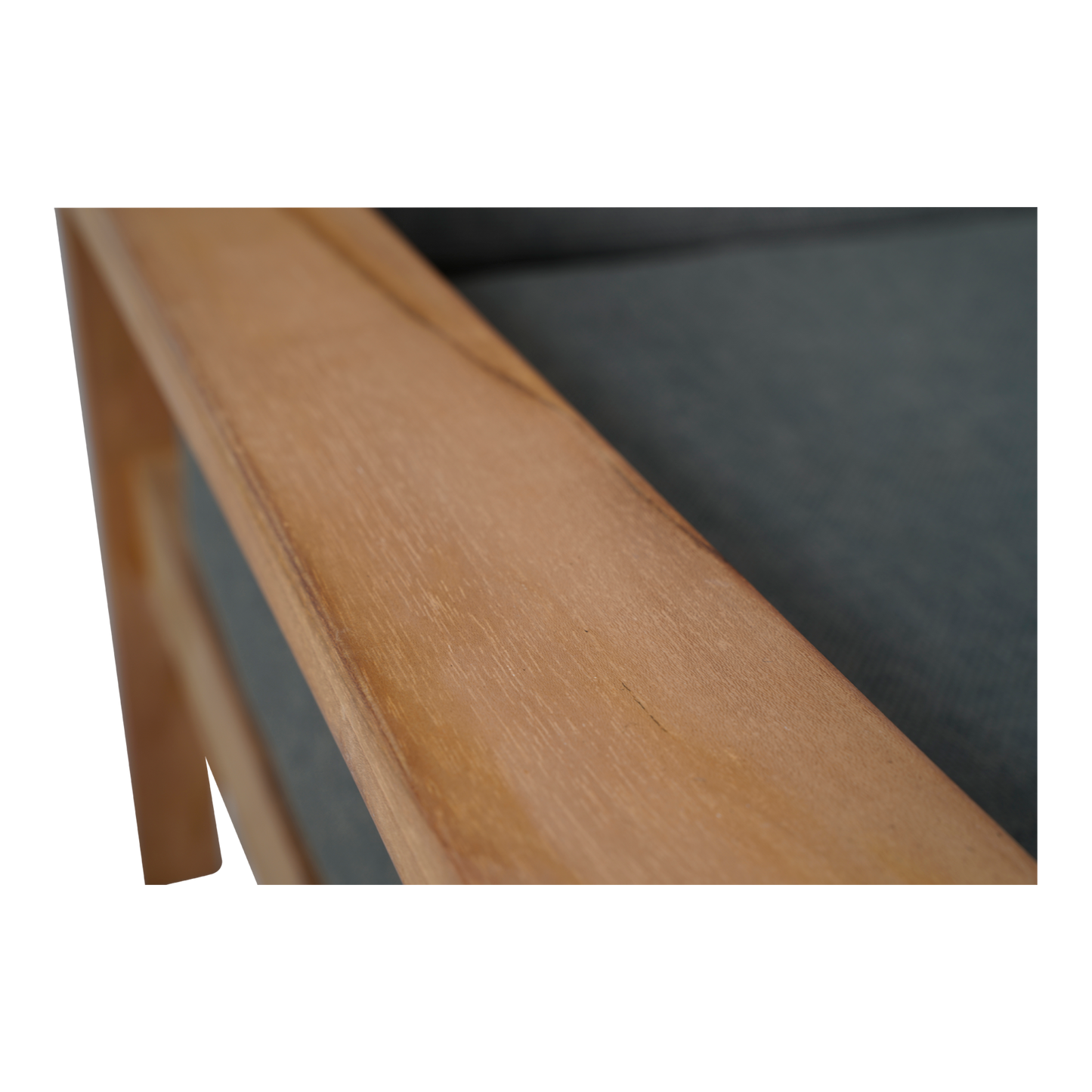 Loungebank Teak | 124 cm | Naturel Teakhout