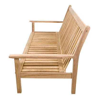Loungebank Teak | 180 cm | Naturel Teakhout