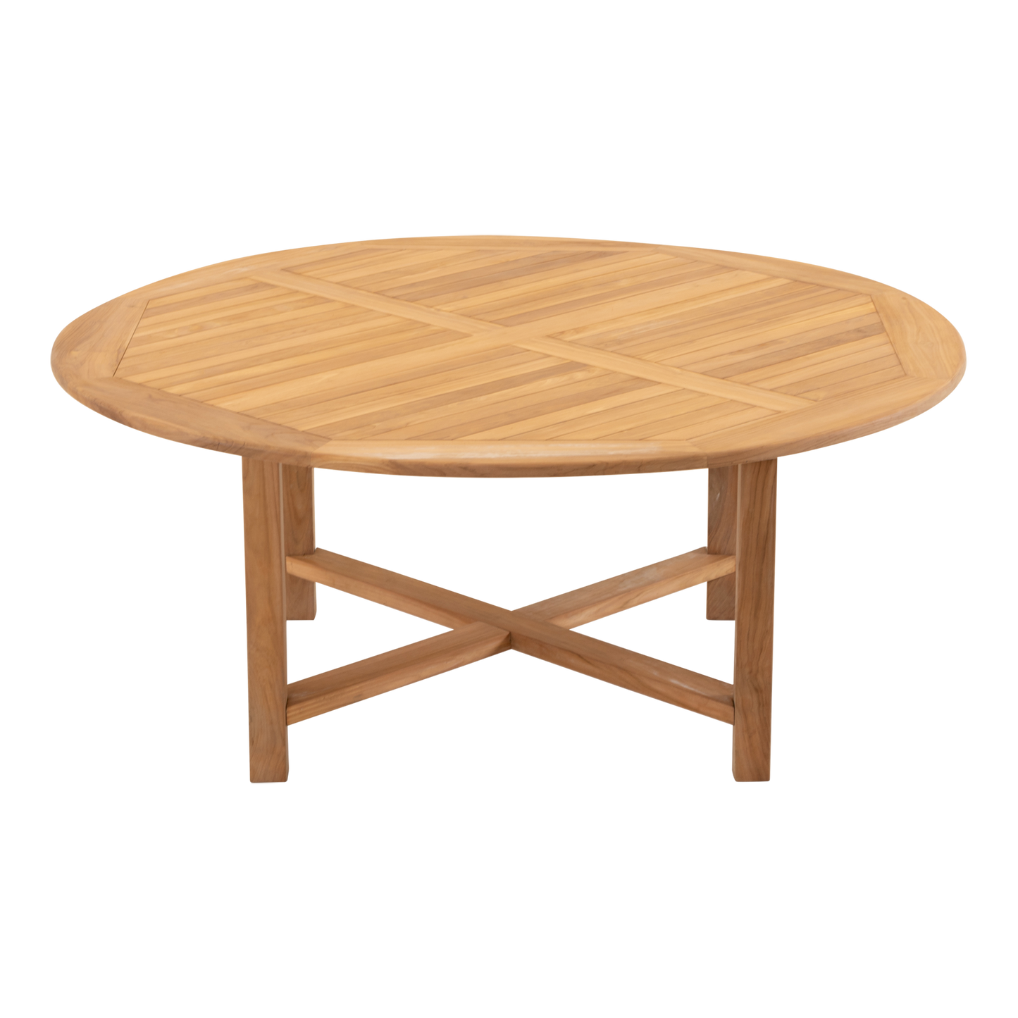 Tuintafel Maro | Rond | Naturel Teakhout