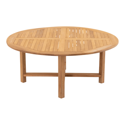 Tuintafel Maro | Rond | Naturel Teakhout