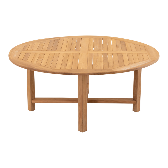 Tuintafel Maro | Rond | Naturel Teakhout