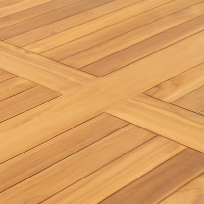 Tuintafel Maro | Rond | Naturel Teakhout