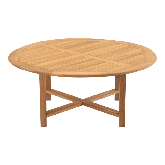Tuintafel Maro | Rond | Naturel Teakhout