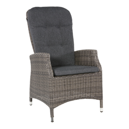 Tuinstoel Soho Comfort | Grijs Wicker