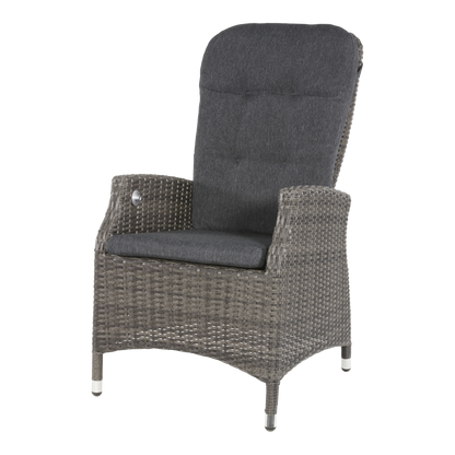 Tuinstoel Soho Comfort | Grijs Wicker