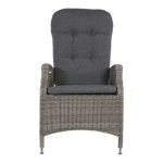 Tuinstoel Soho Comfort | Grijs Wicker