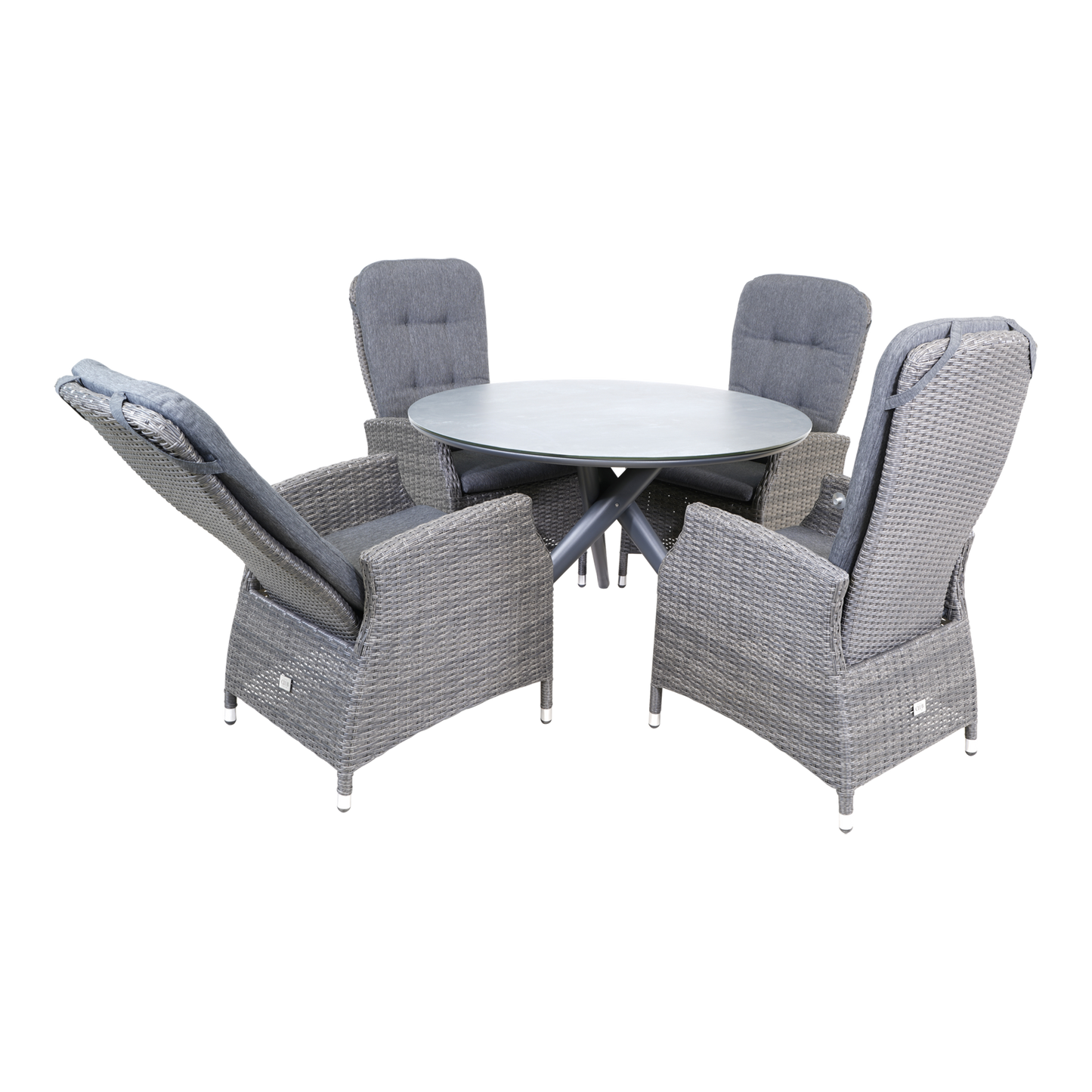 Tuinstoel Soho Comfort | Grijs Wicker