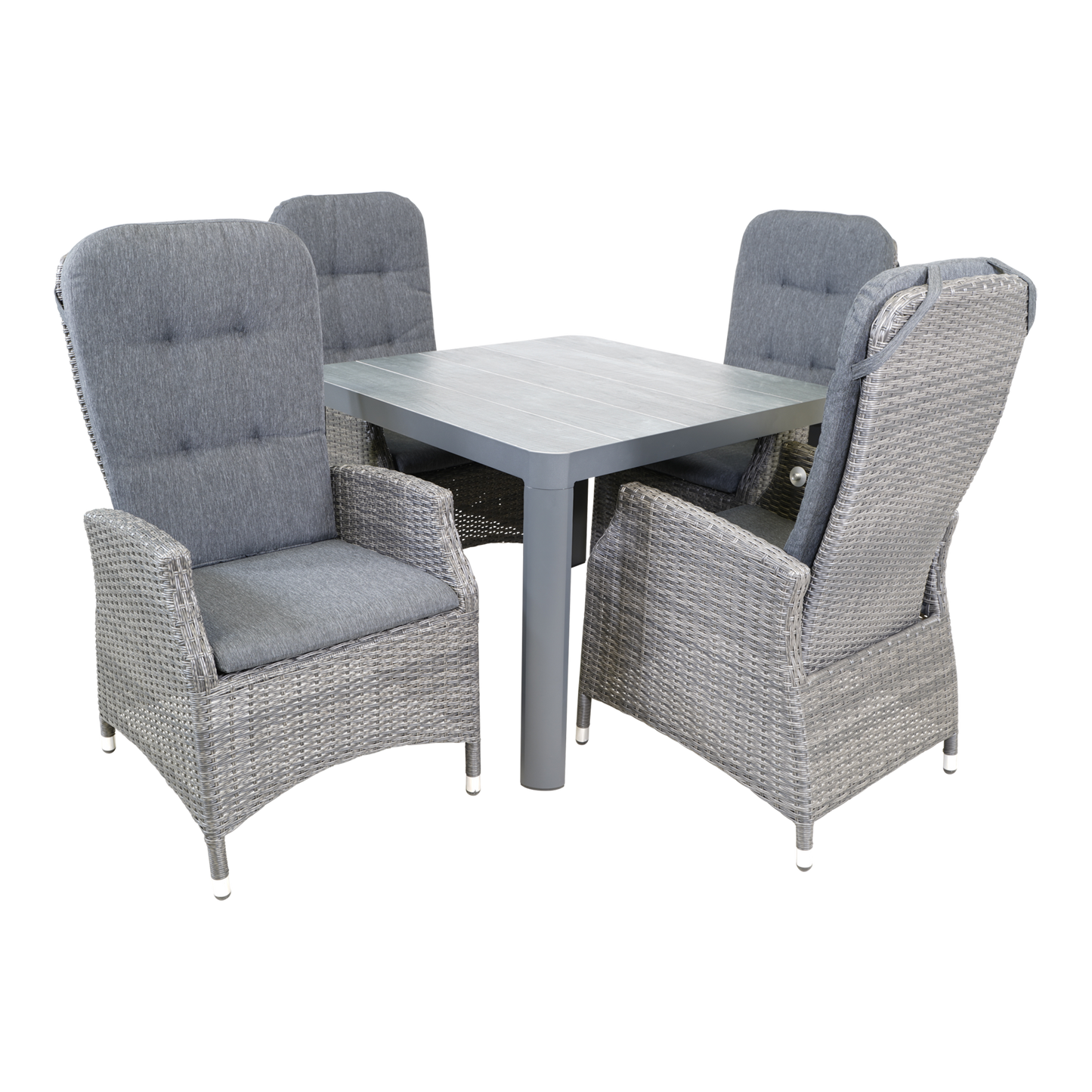 Tuinstoel Soho Comfort | Grijs Wicker