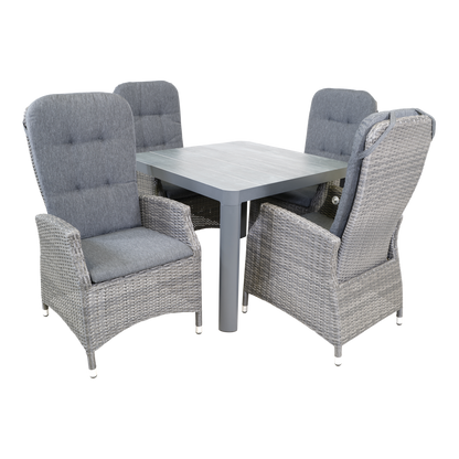 Tuinstoel Soho Comfort | Grijs Wicker