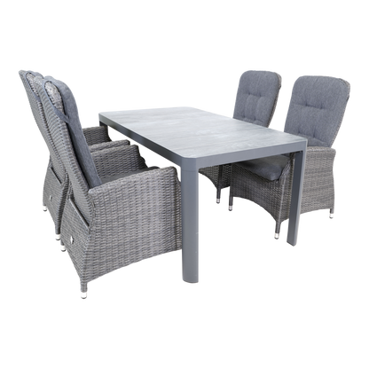 Tuinstoel Soho Comfort | Grijs Wicker