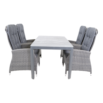 Tuinstoel Soho Comfort | Grijs Wicker