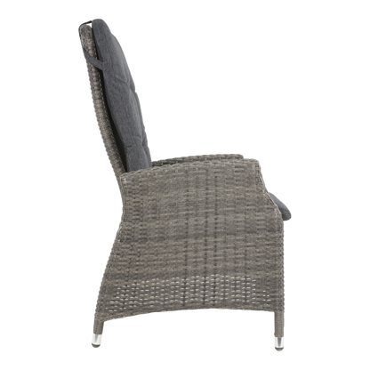 Tuinstoel Soho Comfort | Grijs Wicker