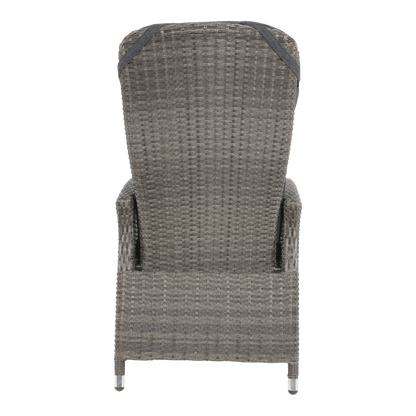 Tuinstoel Soho Comfort | Grijs Wicker