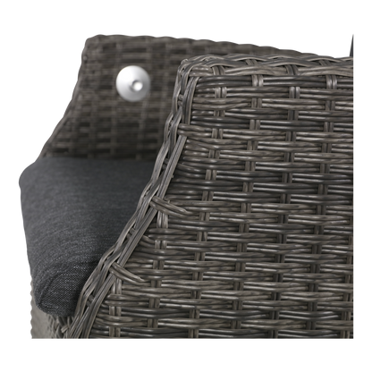 Tuinstoel Soho Comfort | Grijs Wicker