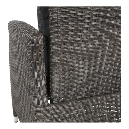 Tuinstoel Soho Comfort | Grijs Wicker