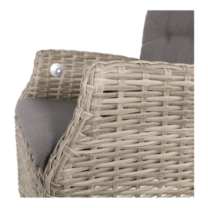 Tuinstoel Soho Comfort | Taupe Wicker