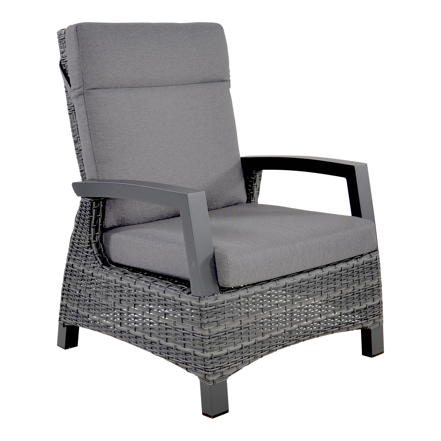 Loungestoel Prato | Grijs Wicker