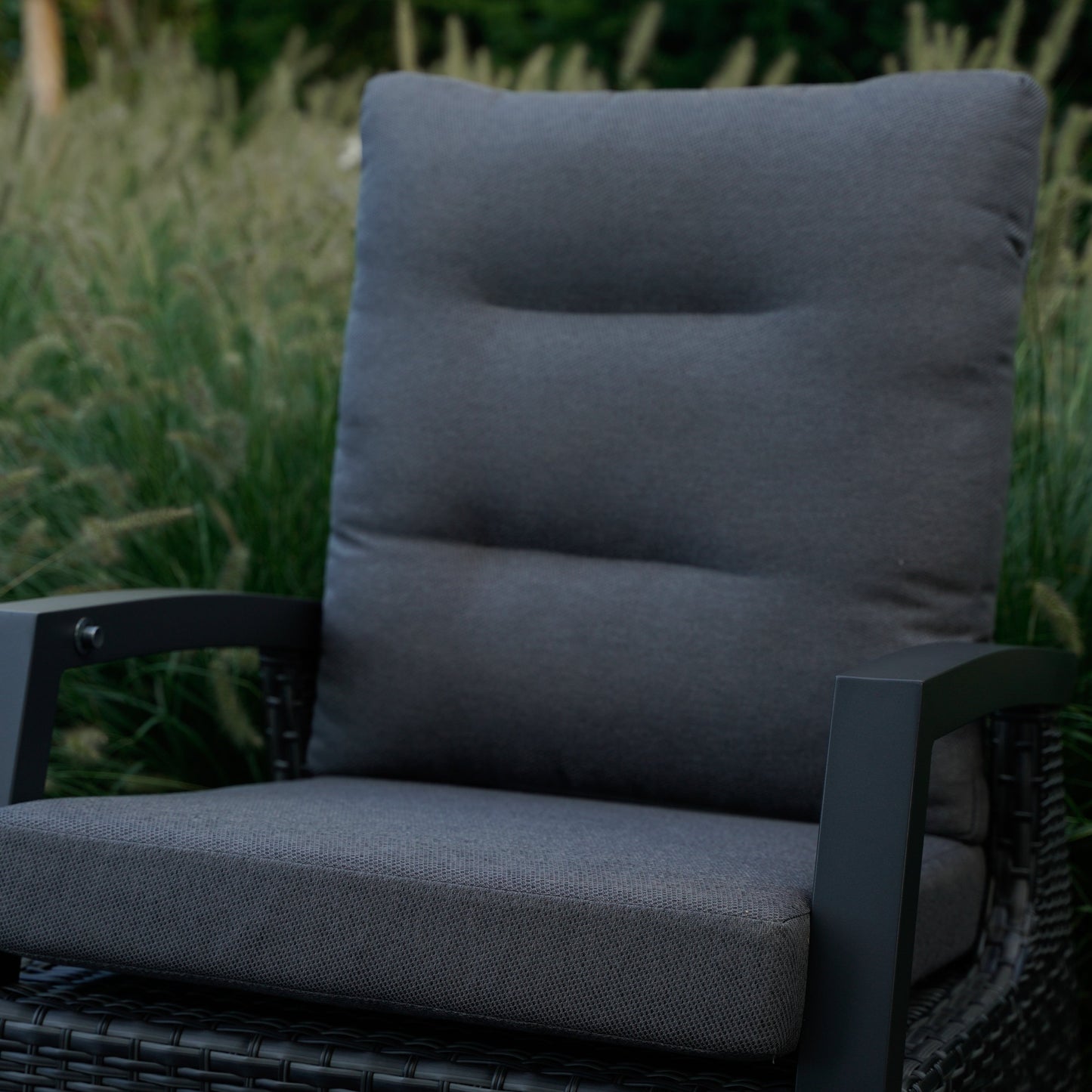 Loungestoel Prato | Grijs Wicker