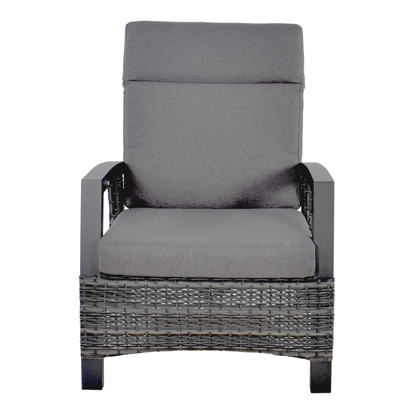 Loungestoel Prato | Grijs Wicker