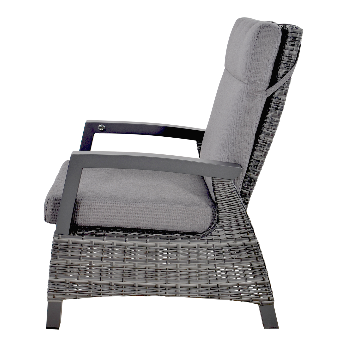 Loungestoel Prato | Grijs Wicker