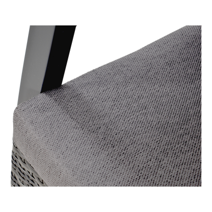 Loungestoel Prato | Grijs Wicker