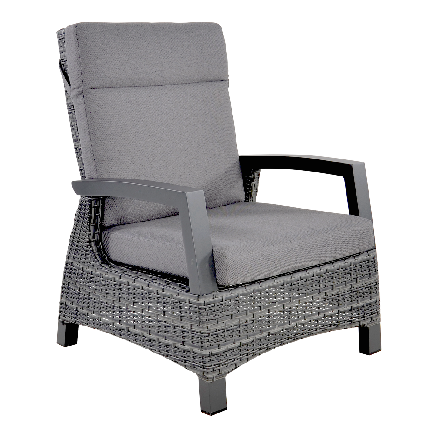 Loungestoel Prato | Grijs Wicker