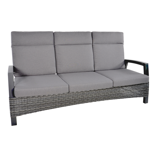 Loungebank Prato | Grijs Wicker