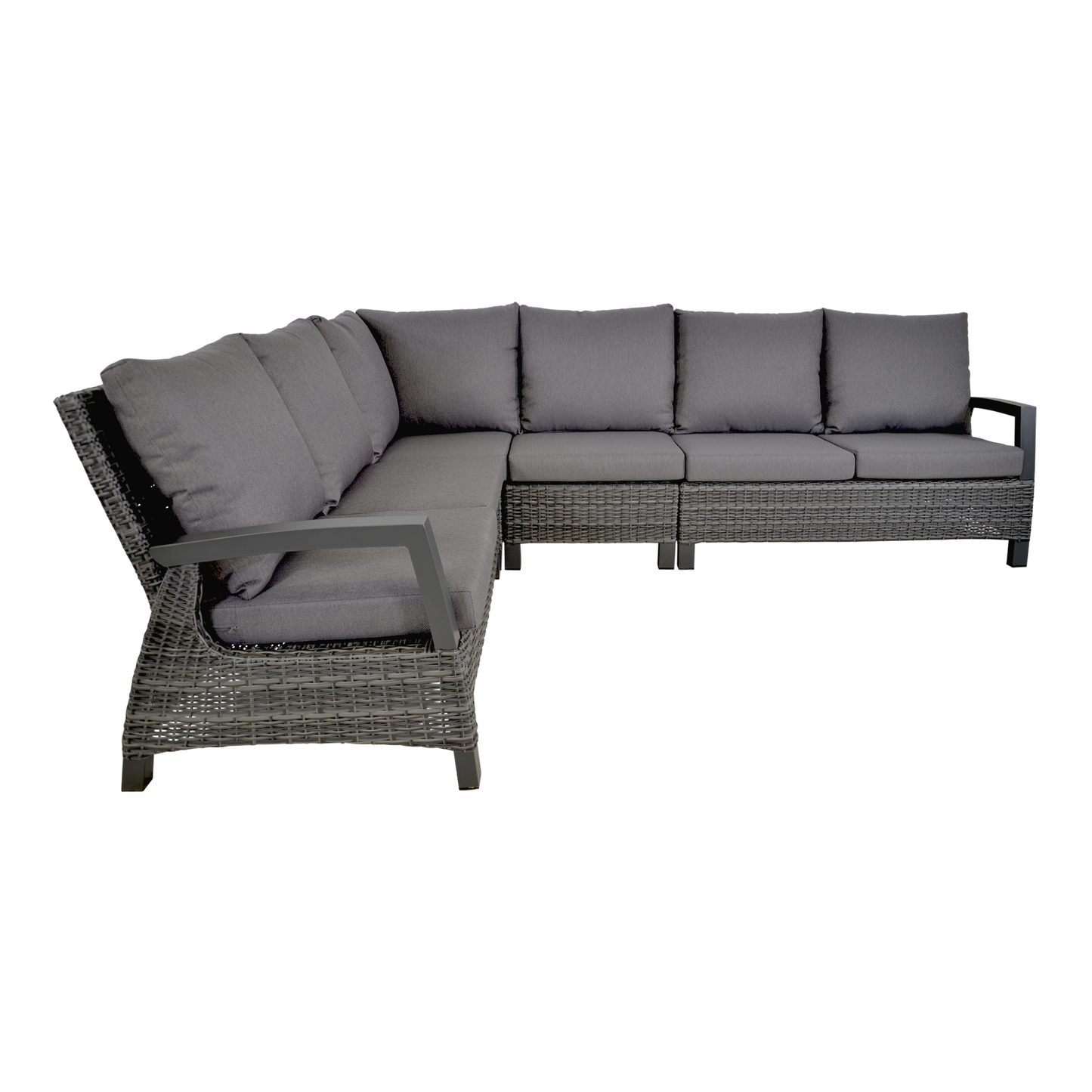 Loungehoekset Prato | Grijs Wicker