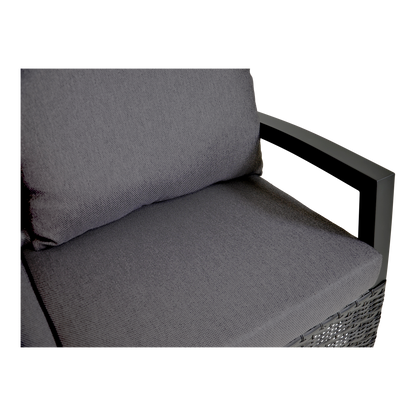 Loungehoekset Prato | Grijs Wicker