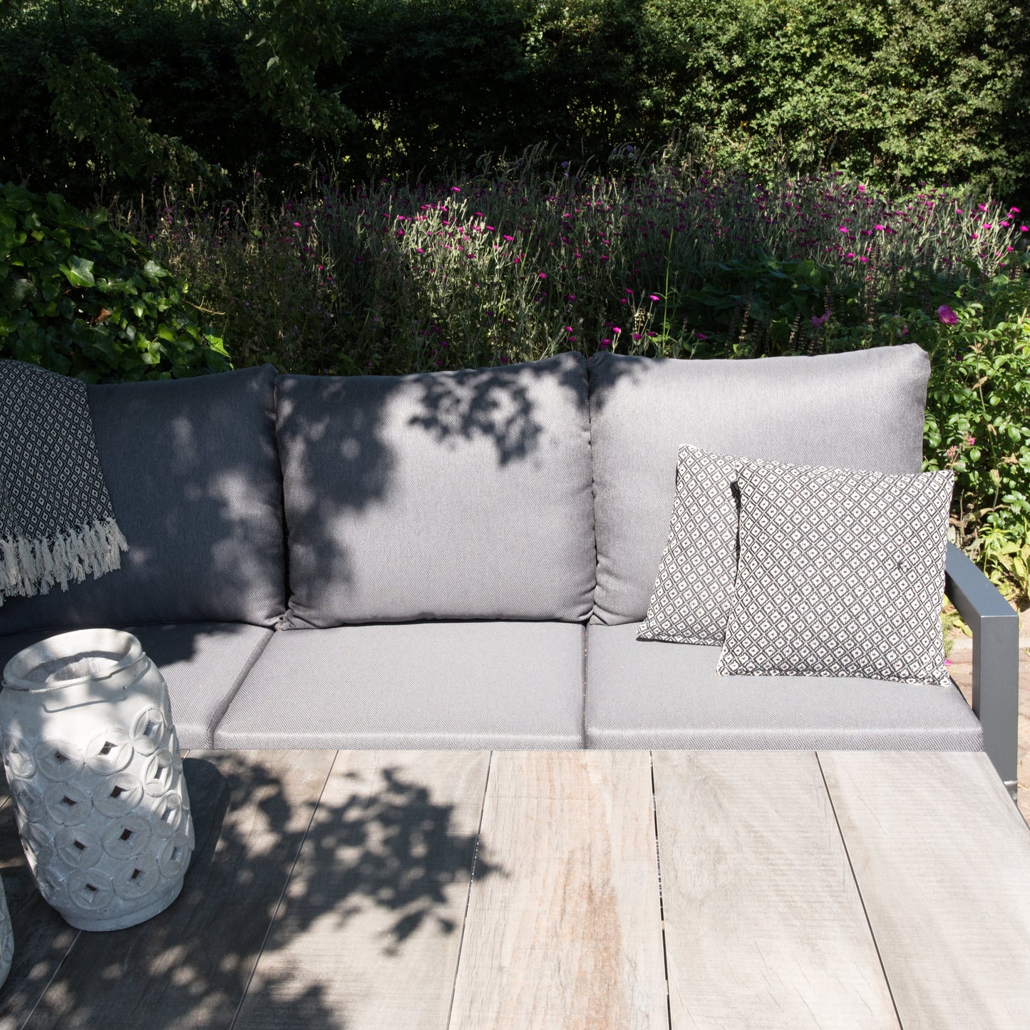 Loungehoekset Prato | Grijs Wicker