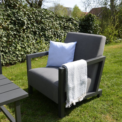 Loungestoel Verona | Antraciet