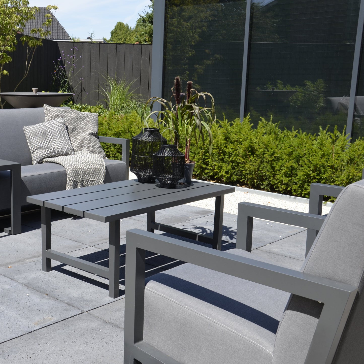 Loungestoel Verona | Antraciet