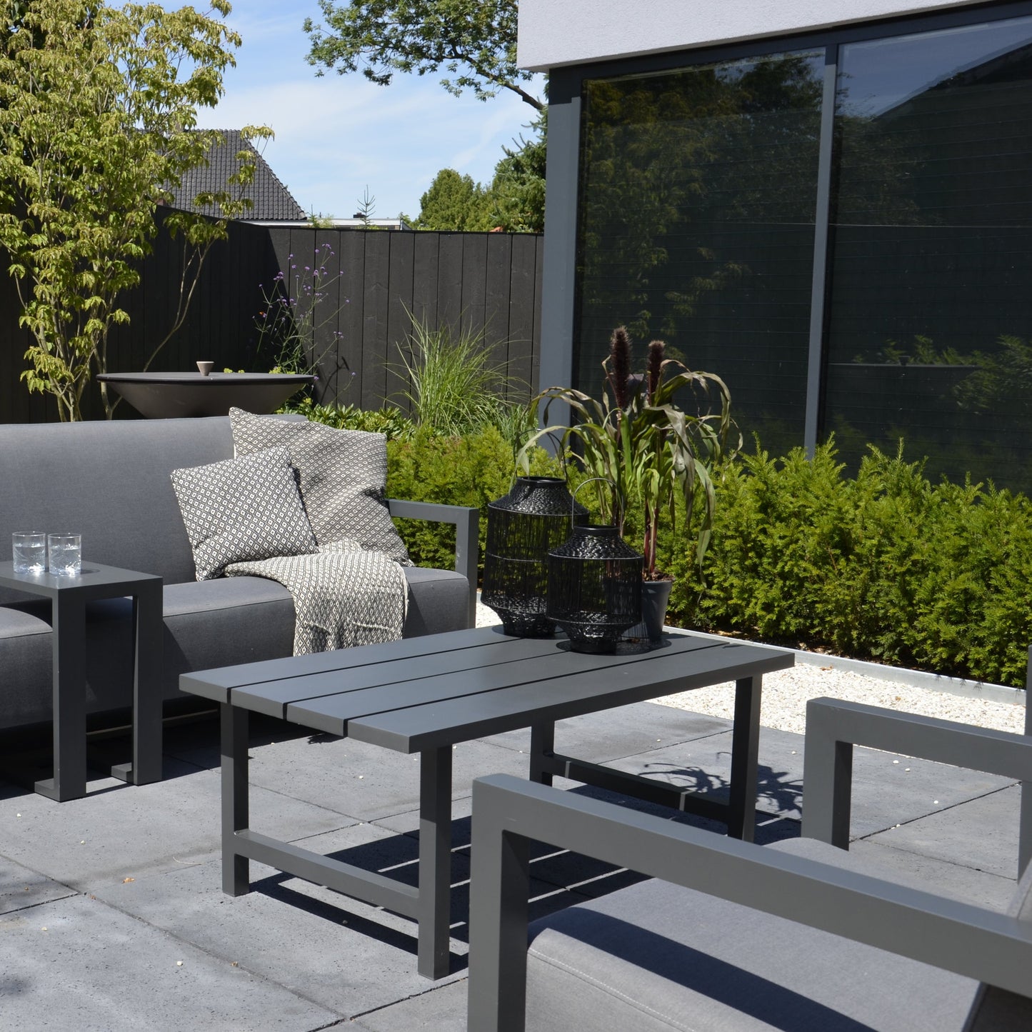 Loungestoel Verona | Antraciet