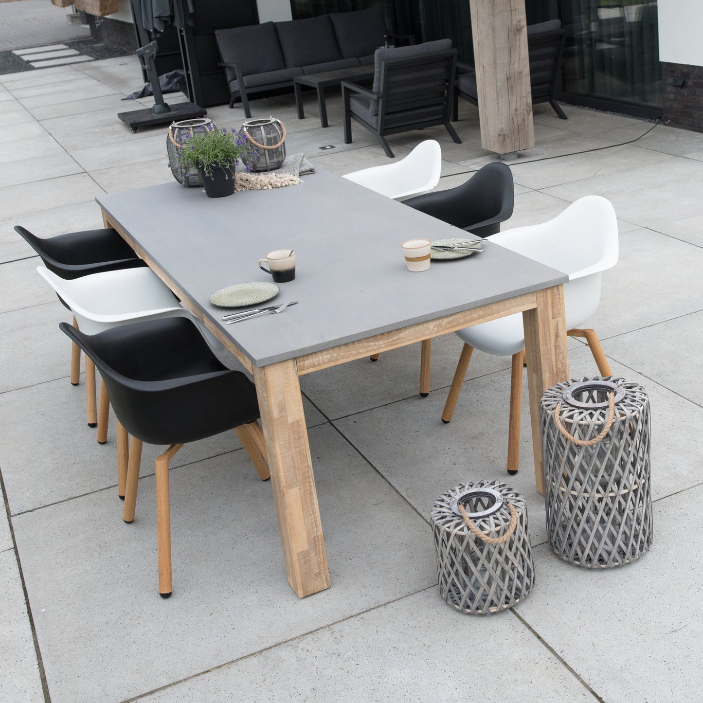 Tuinstoel Montreux | Houten Poten | Zwart