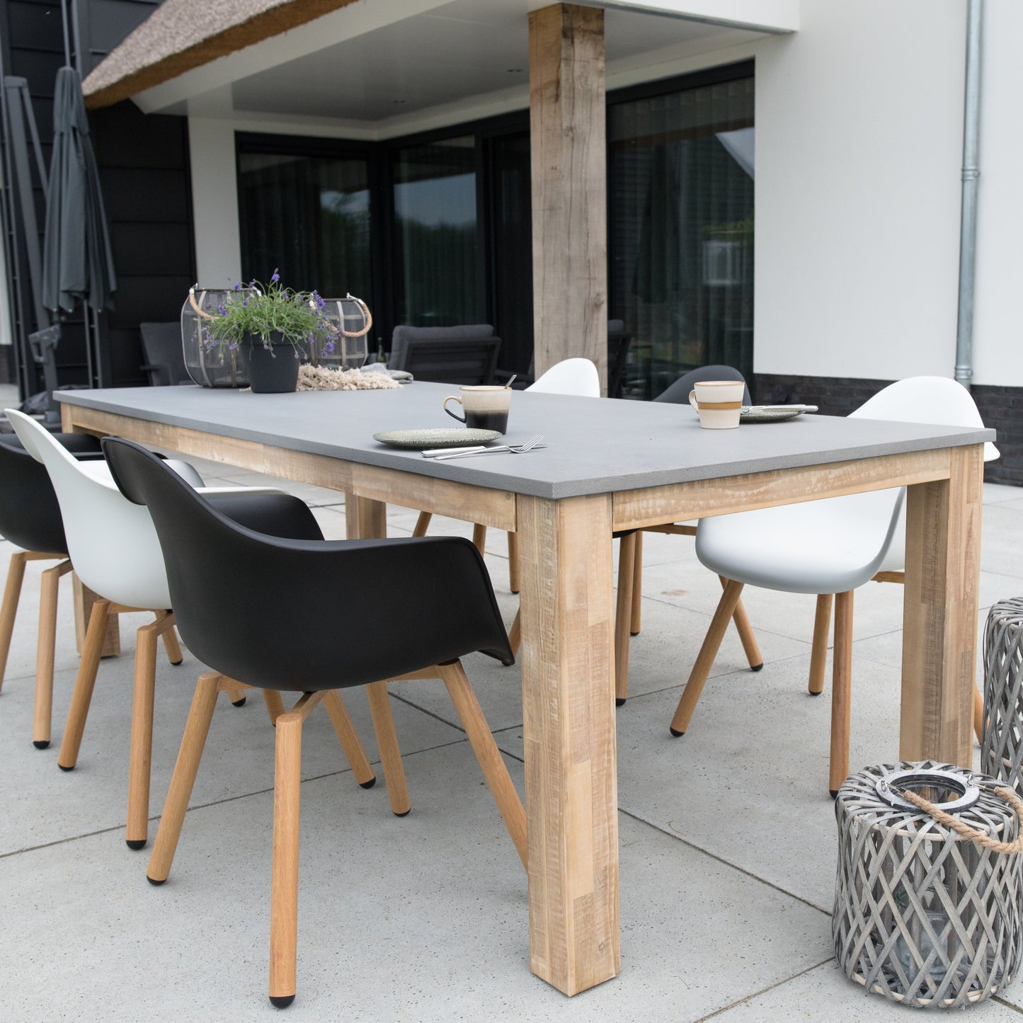 Tuinstoel Montreux | Houten Poten | Zwart