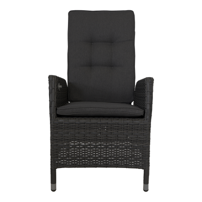 Tuinstoel Soho Coal | Zwart Wicker
