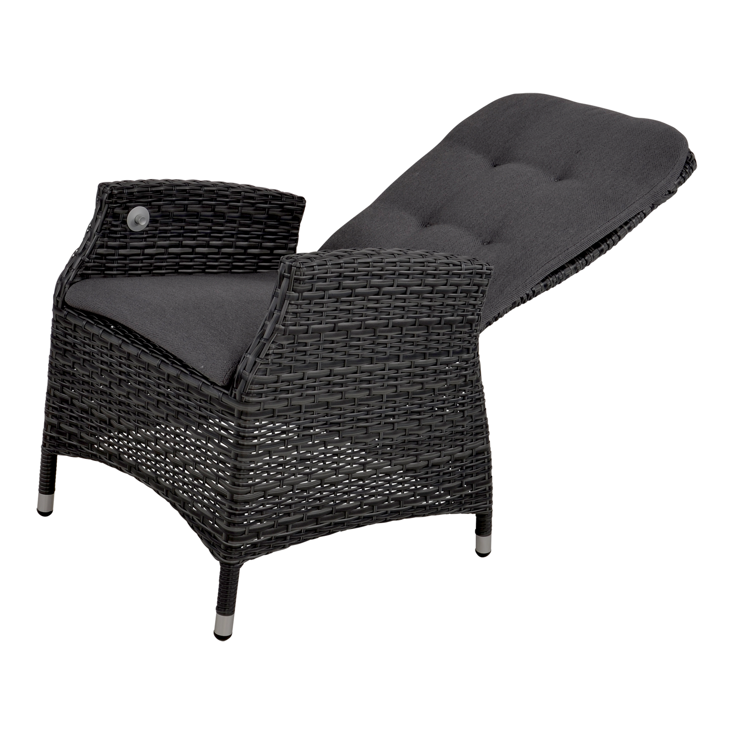 Tuinstoel Soho Comfort | Zwart Wicker