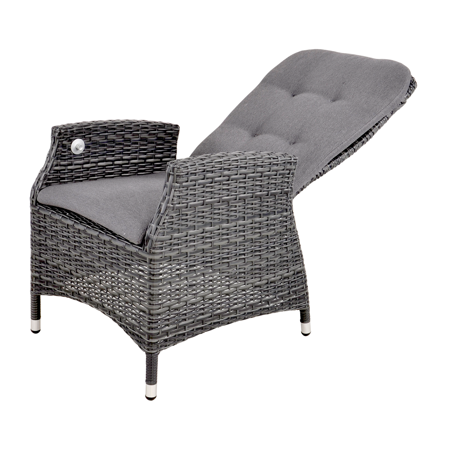 Tuinstoel Soho Comfort | Zwart Wicker